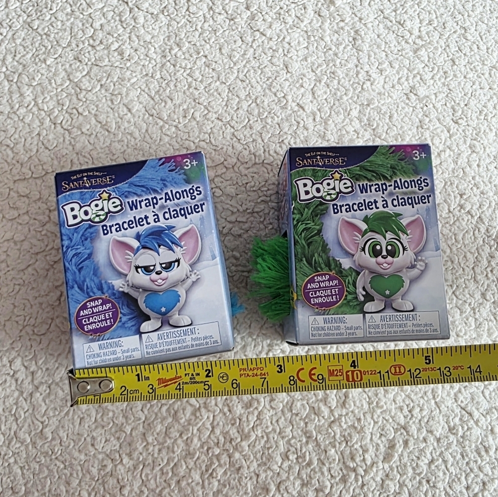 New The Elf on the Shelf Santaverse Bogie Wrap Alongs bundle of blue and green - Picture 8 of 8